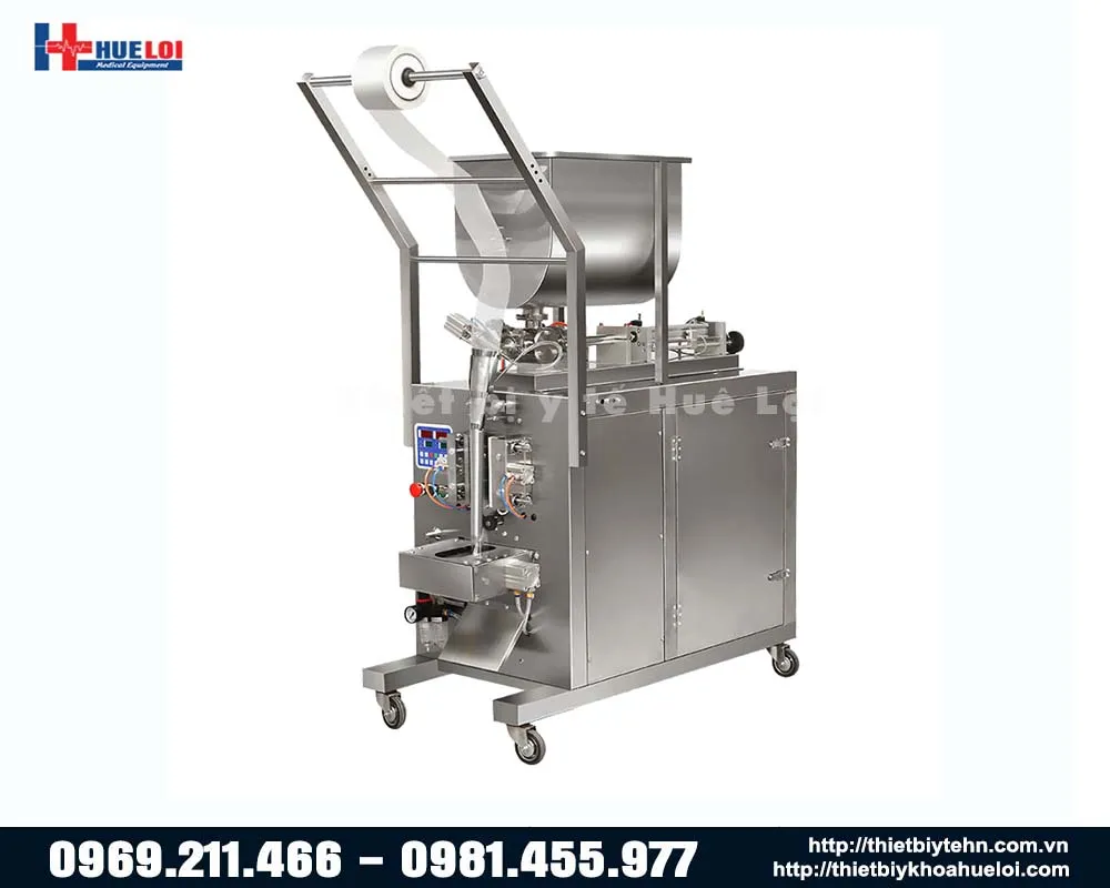 Máy đóng túi chất lỏng chứa tạp chất có cánh khuấy
