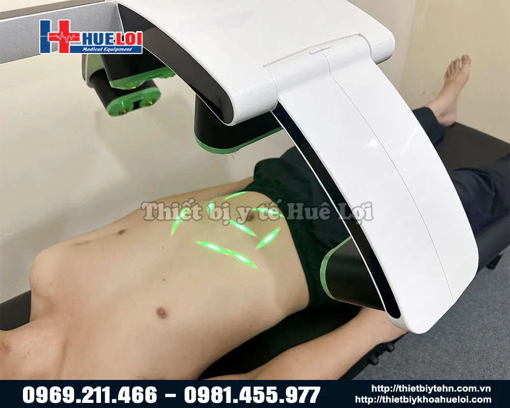 Giảm mỡ bụng bằng máy laser trị liệu công suất thấp Lux Master Slim