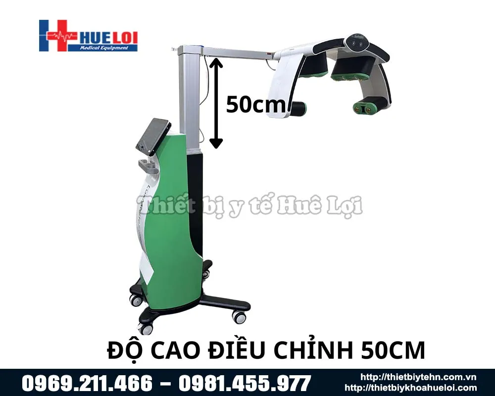 Điều chỉnh độ cao máy laser thẩm mỹ Lux Master Slim