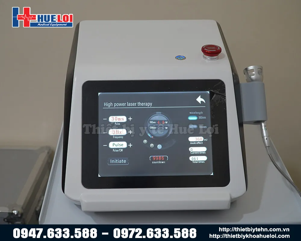 Máy Laser trị liệu cường độ cao đa bước sóng