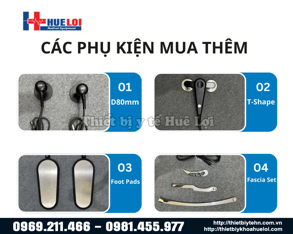 Phụ kiện mua thêm khi mua máy TECAR