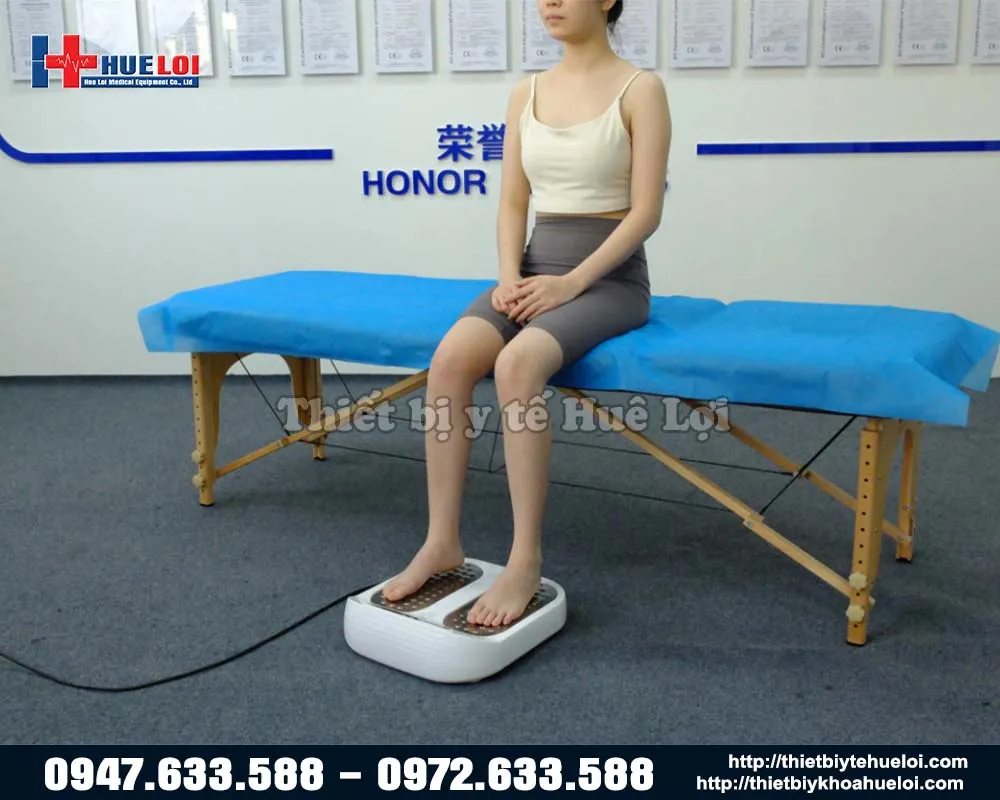 Điều trị bằng trị liệu terahertz bàn chân