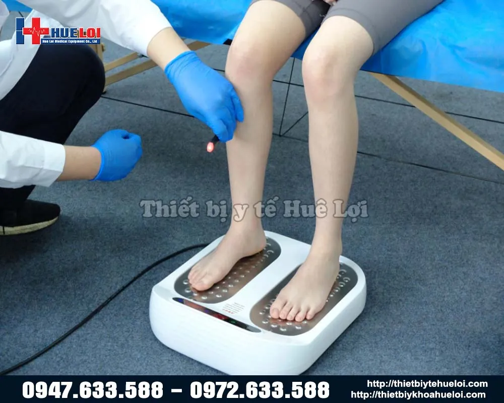 Trị liệu bằng máy terahert bàn chân