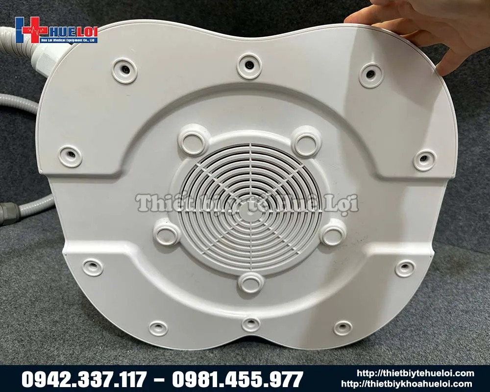 Mặt sau máy từ trường phục hồi cơ sàn chậu