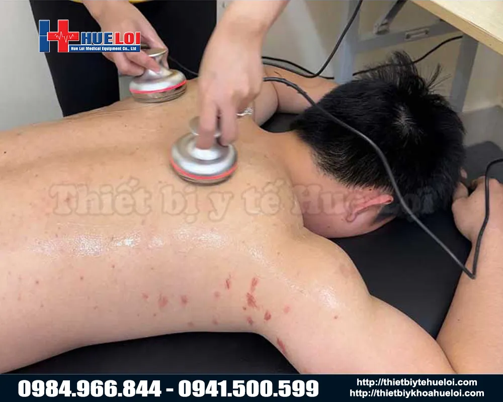 Chế độ xung trị liệu máy châm cứu không kim giá rẻ
