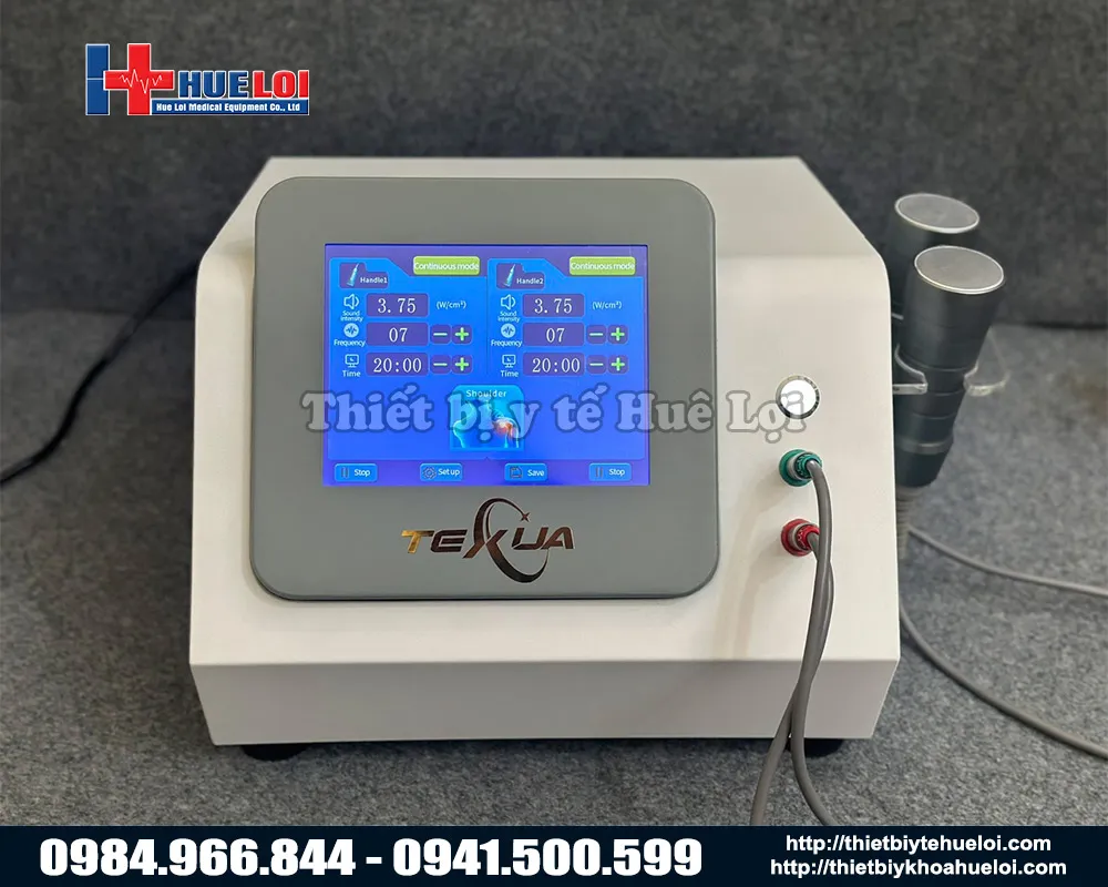 Máy siêu âm điều trị giảm đau 2 đầu dò