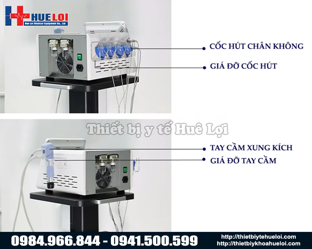 Máy trị liệu xung kích và ems