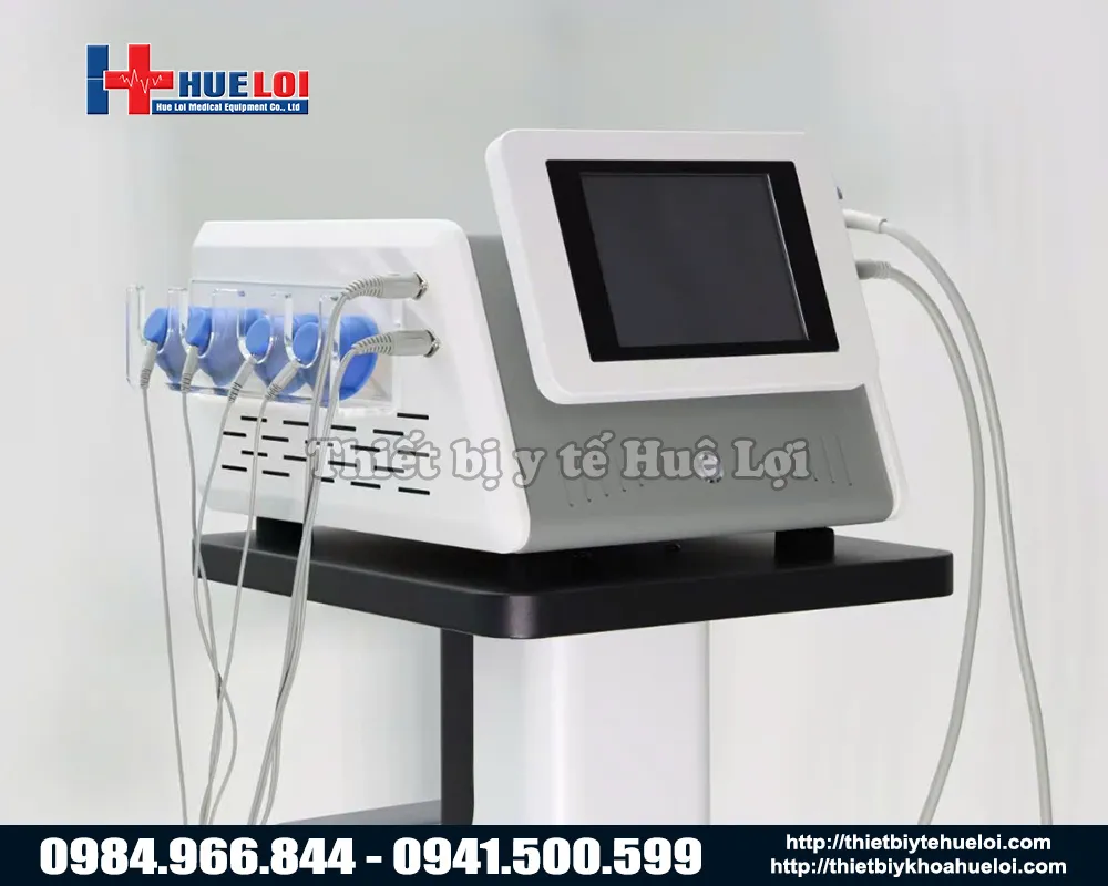 Máy trị liệu đa chức năng kết hợp xung kích và điện xung