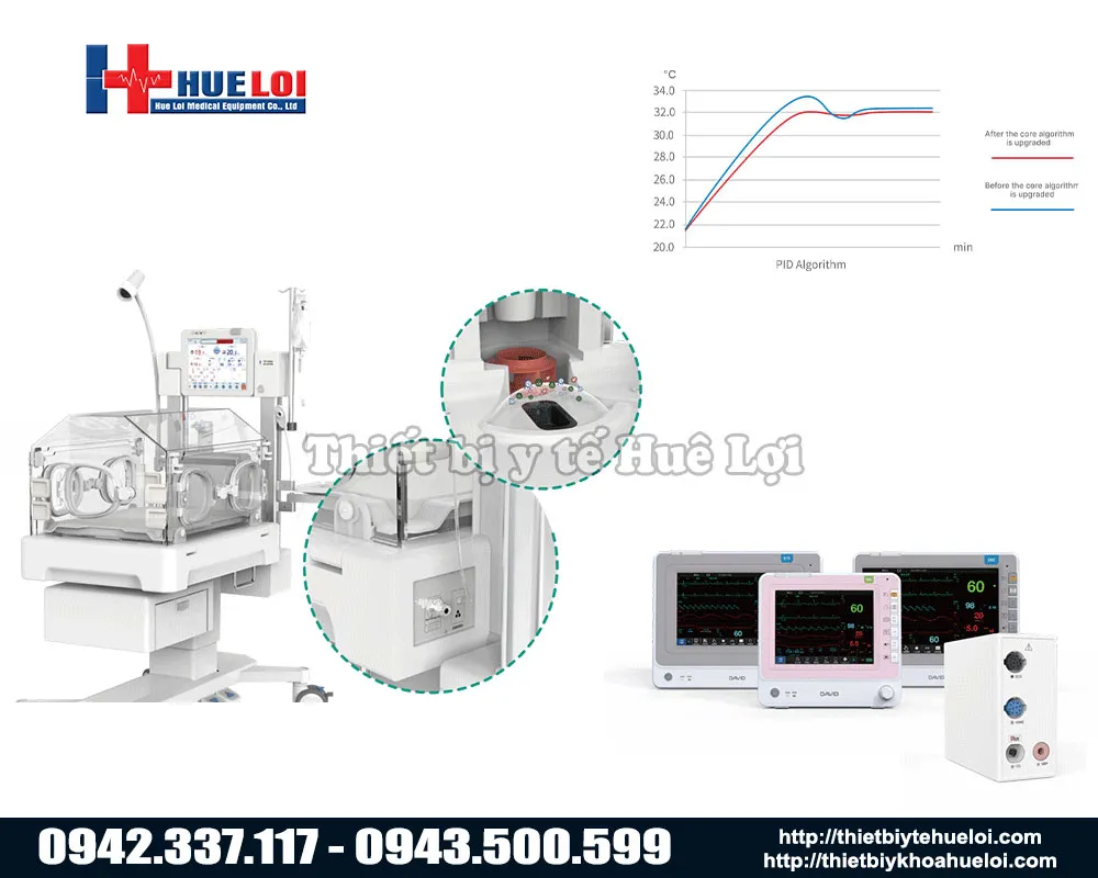Chi tiết cấu tạo giường sưởi yp2100
