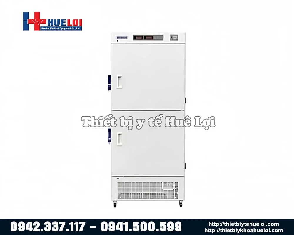 Tủ đông âm sâu hai ngăn dạng đứng -30 độ c