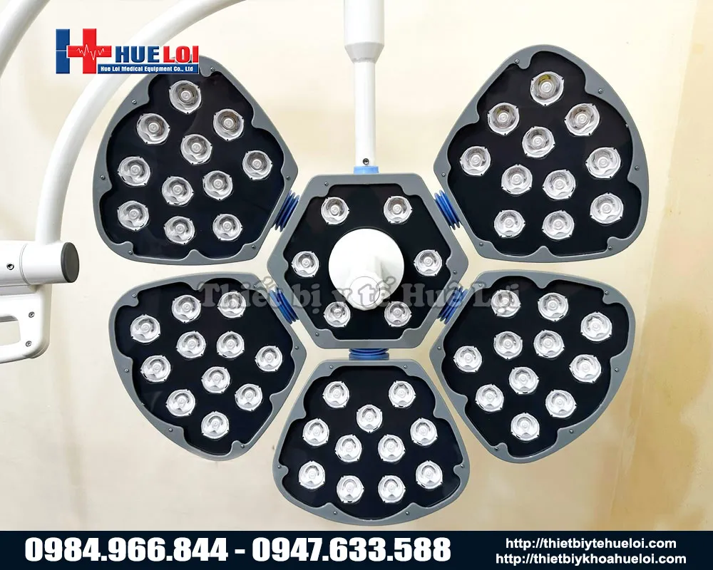 Đèn mổ di động 5 cánh