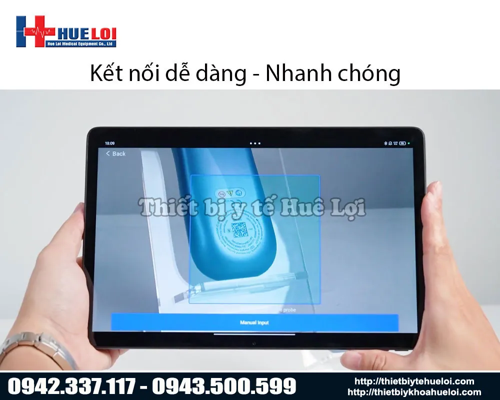 Công nghệ truyền dữ liệu nhanh chóng của máy siêu âm edan nano c5 exp