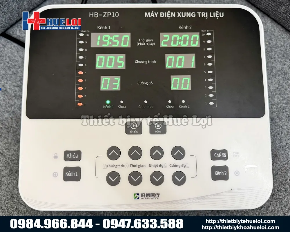 máy điện xung trung tần đa kênh giá rẻ