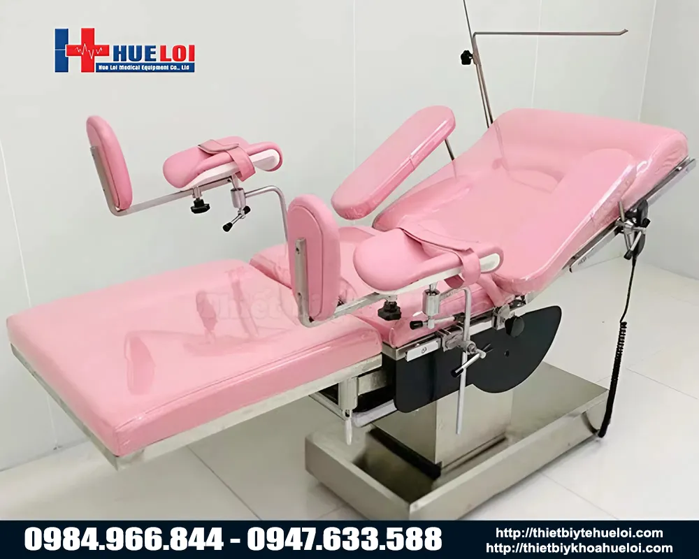 Bàn khám sản phụ khoa điều khiển điện đa chức năng