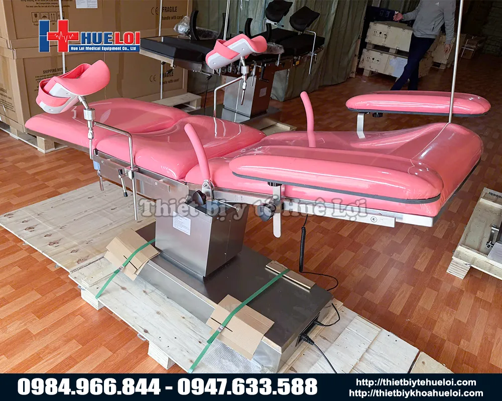 Bàn khám phụ khoa bằng điện cao cấp