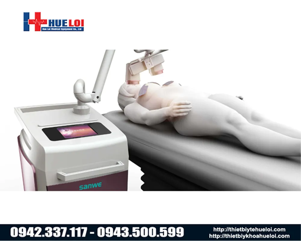 Máy trị liệu bệnh lý tuyến vú đa chức năng
