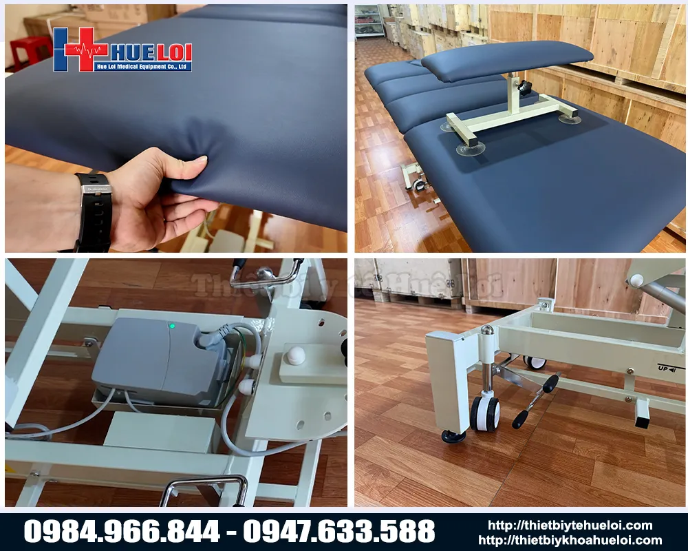 Các phần chi tiết và chất lượng giường kéo giãn cao cấp