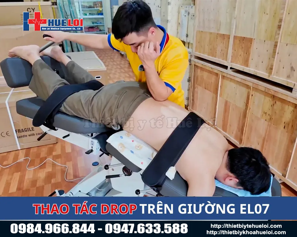 Tính năng drop của bàn trị liệu cột sống toàn thân EL07