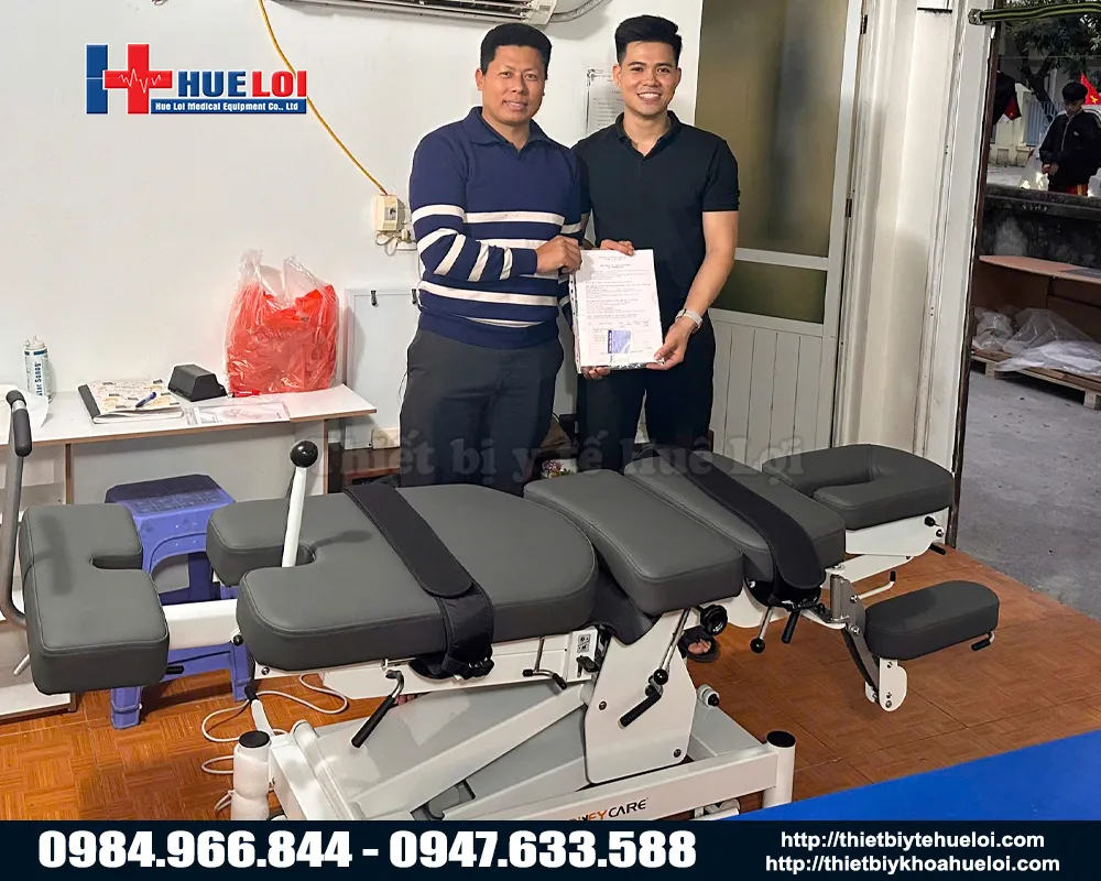 Bàn giao giường nắn chỉnh el07