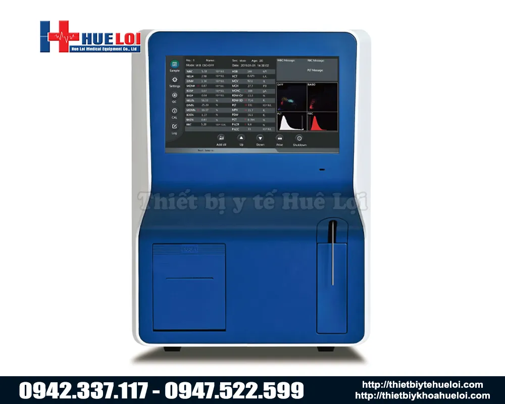 Máy phân tích huyết học thú y tự động bha-5000 vet cao cấp