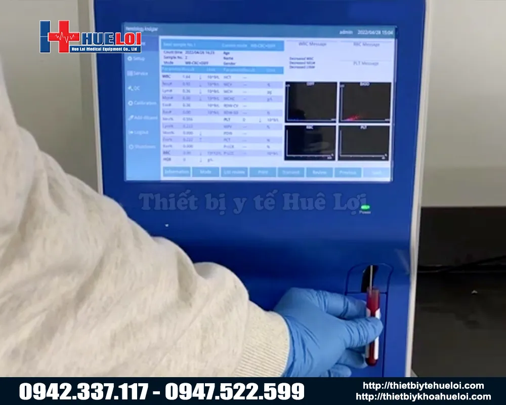 Máy xét nghiệm máu cho động vật cao cấp 5 thành phần BHA-5000 VET