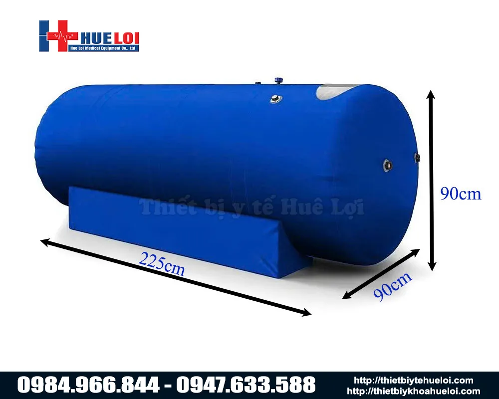 Kích thước buồng Oxy cao áp ST-901