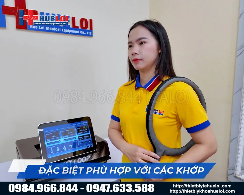 Máy kích thích từ trường xuyên thấu điều trị xương khớp pmst loop pro max