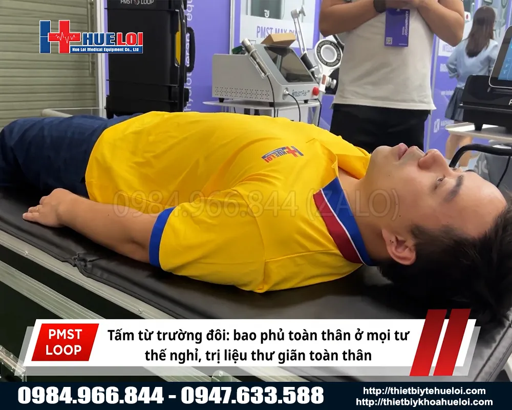 Trị liệu bằng máy từ trường pmst loop pro max cao cấp