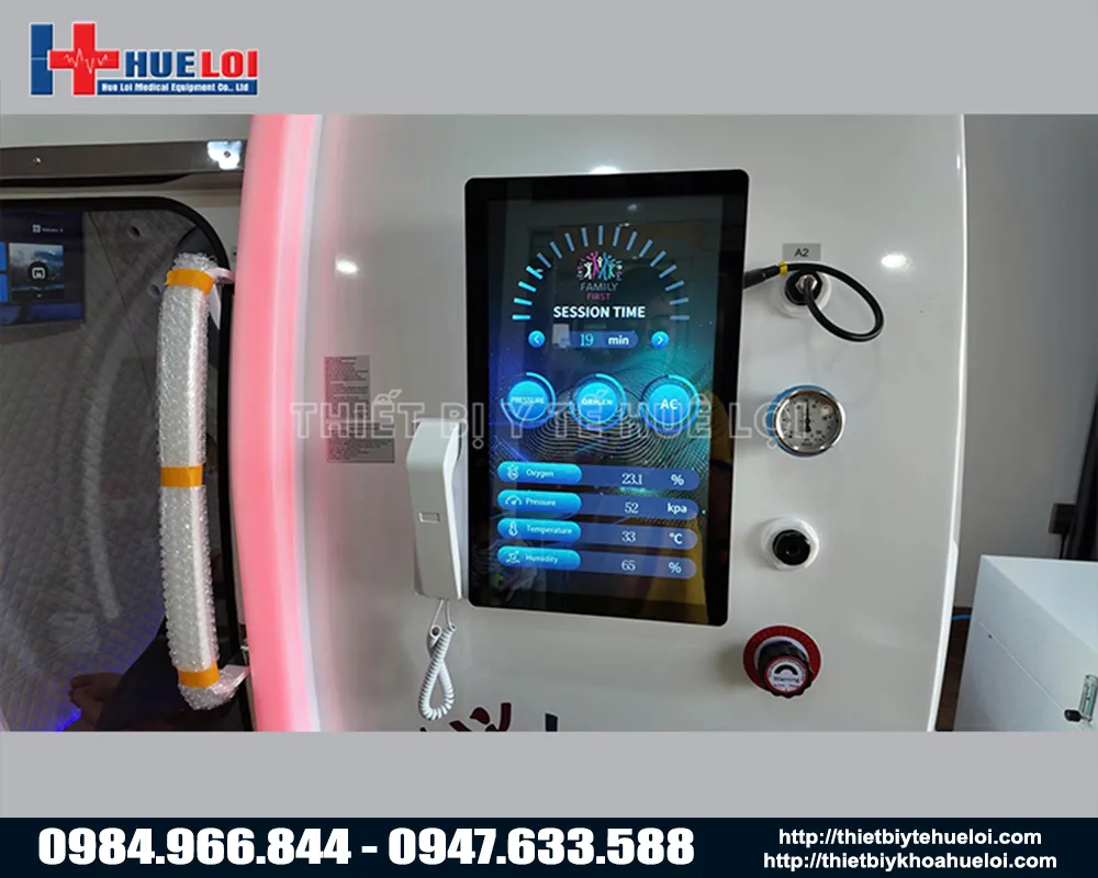 Màn hình cảm ứng buồng oxy cao áp he5000mini