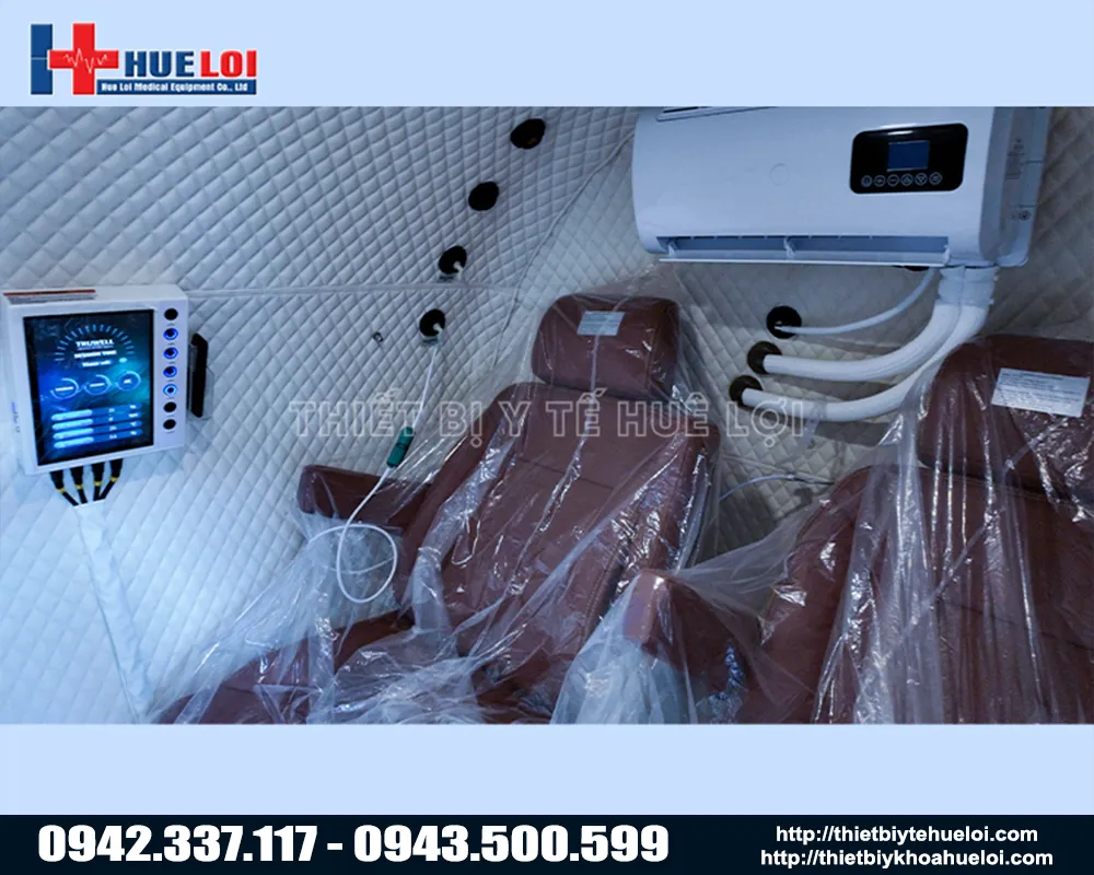 Nội thất buồng oxy tăng áp vỏ cứng đa chỗ ngồi điều trị