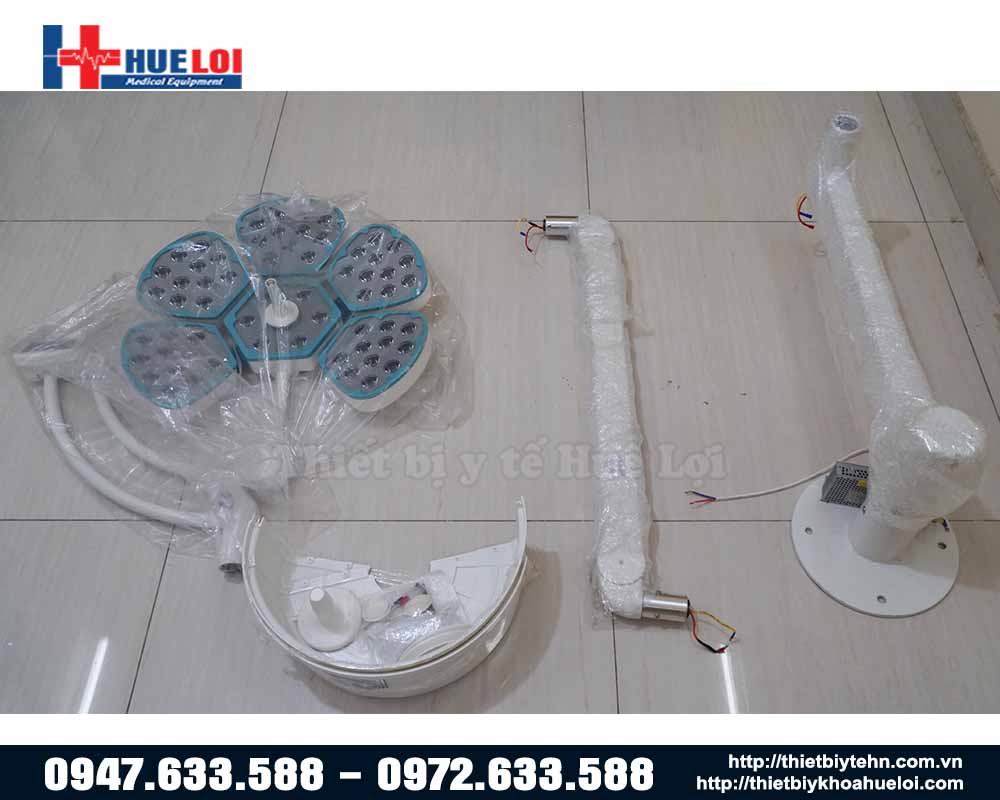 cách lắp đặt đèn phẫu thuật