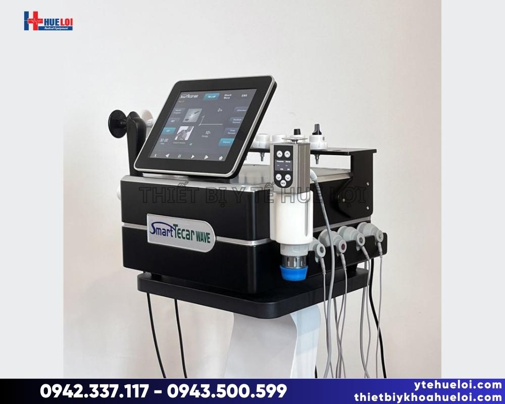 máy điều trị bằng sóng vô tuyến kết hợp xung kích và ems