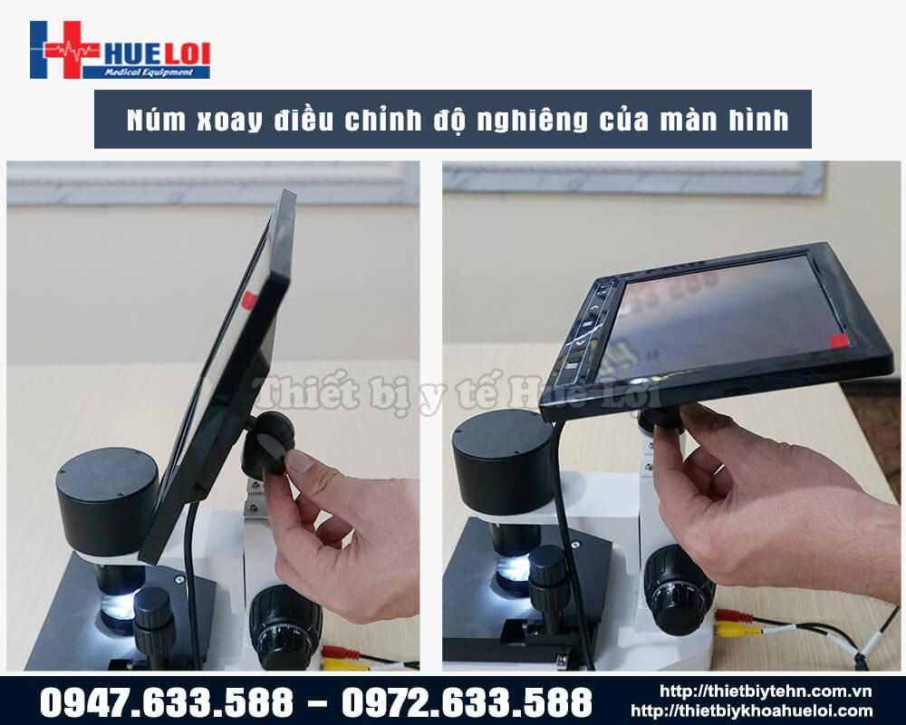 Núm điều chỉnh của Kính hiển vi soi mạch máu
